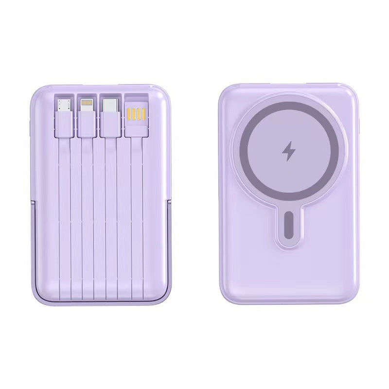 Magnetic Power Bank with Digital Display and Fast Charging